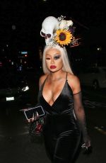 BLAC CHYNA Arrives at Halloween Party at Highlight Room 10/29/2019