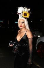 BLAC CHYNA Arrives at Halloween Party at Highlight Room 10/29/2019