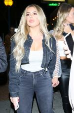 BRIELLE BIERMANN at Delilah Nightclub in Los Angeles 10/12/2019