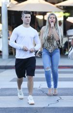 BRIELLE BIERMANN Out for Lunch at Il Pastaio in Beverly Hills 10/13/2019