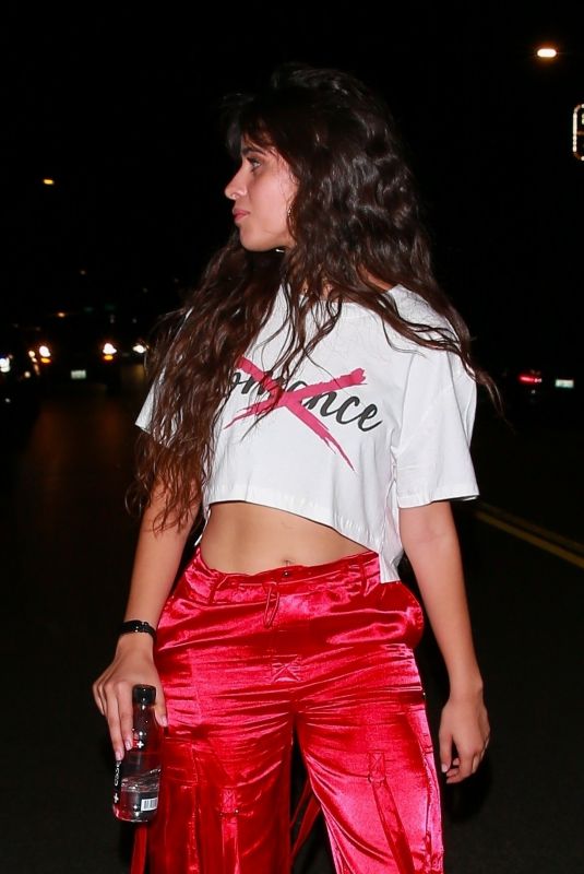 CAMILA CABELLO Leaves a Party in Los Angeles 10/19/2019