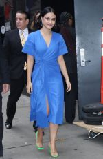 CAMILA MENDES Arrives at Good Morning America in New York 10/14/2019