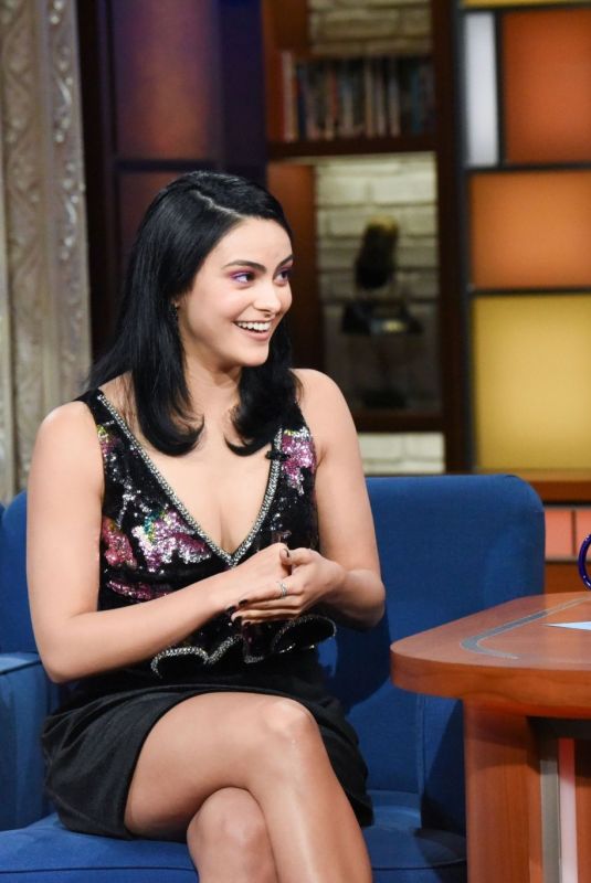 CAMILA MENDES at Late Show with Stephen Colbert in New York 10/22/2019