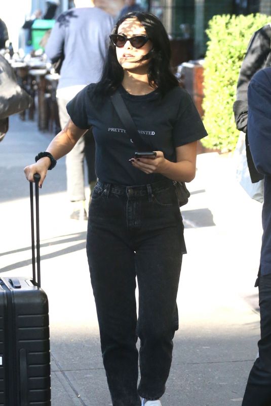 CAMILA MENDES Leaves Her Hotel in New York 10/23/2019