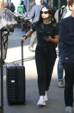 CAMILA MENDES Leaves Her Hotel in New York 10/23/2019