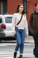 CAMILA MENDES Out and About in New York 10/22/2019