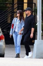 CAMILA MOROONE and Leonardo Dicaprio Out for Lunch in New York 10/01/2019