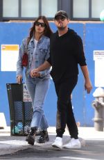 CAMILA MOROONE and Leonardo Dicaprio Out for Lunch in New York 10/01/2019