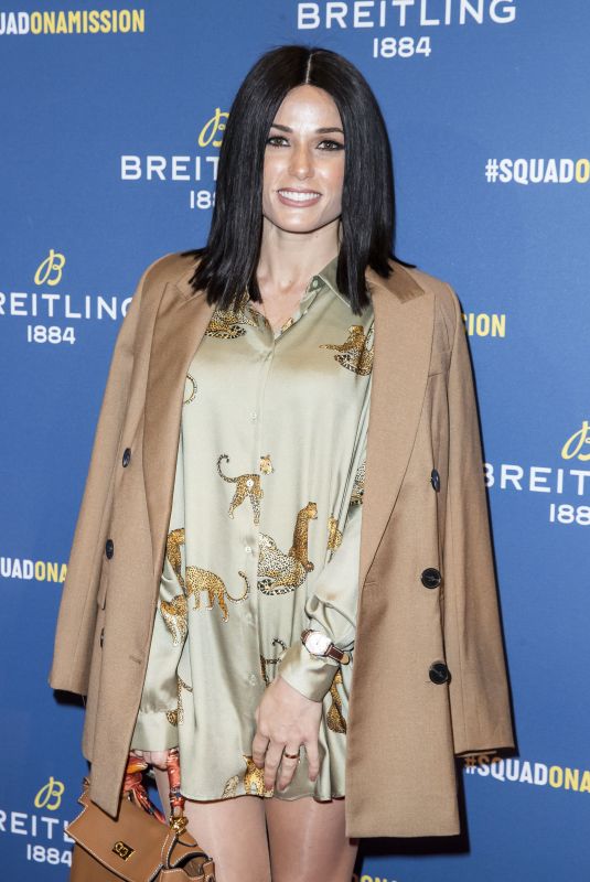 CAPUCINE ANAV at Breitling Boutique Opening in Paris 10/03/2019