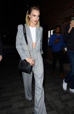 CARA DELEVINGNE Arrives at Nasty Gal