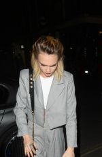 CARA DELEVINGNE Arrives at Nasty Gal