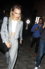 CARA DELEVINGNE Arrives at Nasty Gal