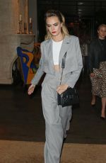 CARA DELEVINGNE Arrives at Nasty Gal