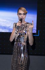 CARA DELEVINGNE at Spaceselfie Photocall at Samsung KX in London 10/23/2019