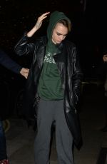 CARA DELEVINGNE Night Out in London 10/24/2019
