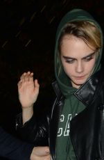 CARA DELEVINGNE Night Out in London 10/24/2019