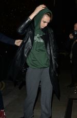 CARA DELEVINGNE Night Out in London 10/24/2019