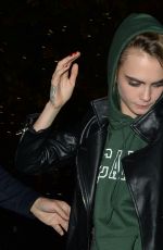 CARA DELEVINGNE Night Out in London 10/24/2019