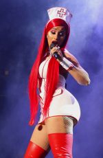 CARDI B Performs at IheartRadio Powerhouse at Prudential Center in New Jersey 10/27/2019