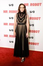 CARLY CHAIKIN at Mr. Robot, Final Season Premiere in New York 10/01/2019