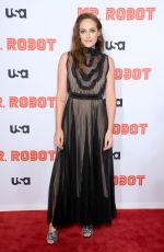 CARLY CHAIKIN at Mr. Robot, Season 4 Premiere in New York 10/01/2019