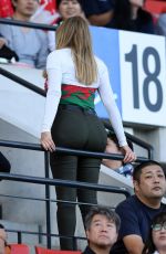 CAROL VORDERMAN at Wales vs Uruguay Rugby World Cup Match in Japan 10/13/2019