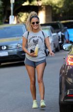 CAROLINE FLACK in Shorts Out in Los Angeles 10/24/2019