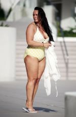 CHANELLE HAYES in Swumsuit on Vacation in Tenerife 10/04/2019