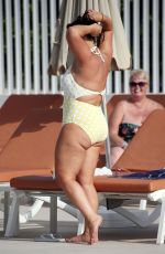 CHANELLE HAYES in Swumsuit on Vacation in Tenerife 10/04/2019