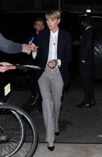 CHARLIZE THERON Arrives Bombshell Screening in New York 10/19/2019