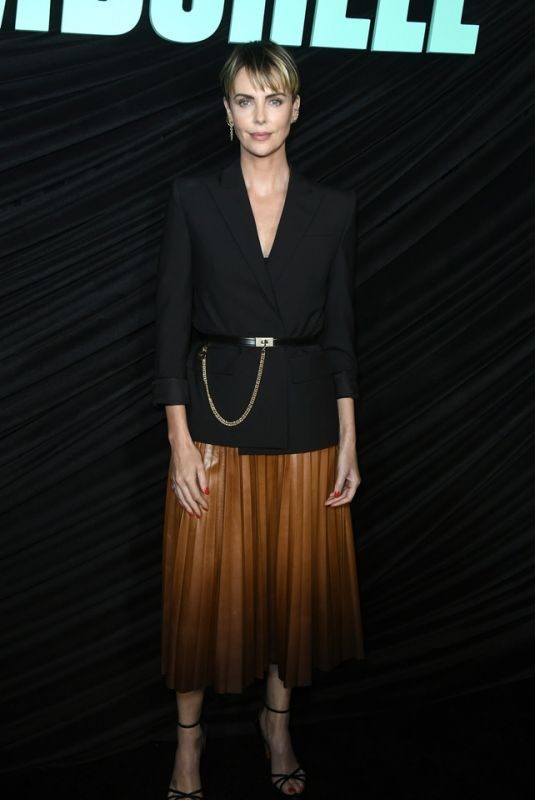 CHARLIZE THERON at Bombshell Special Screening in West Hollywood 10/13/2019