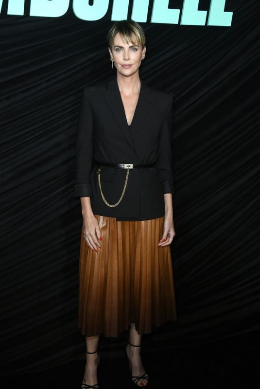 CHARLIZE THERON at Bombshell Special Screening in West Hollywood 10/13/2019