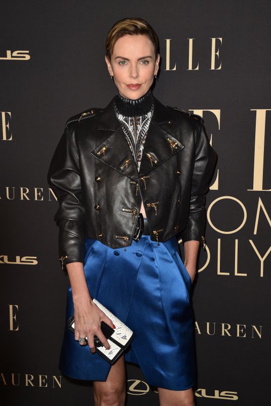 CHARLIZE THERON at Elle Women in Hollywood Celebration in Los Angeles 10/14/2019