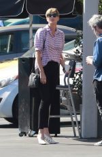 CHARLIZE THERON Out and About in Culver City 10/11/2019