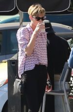 CHARLIZE THERON Out and About in Culver City 10/11/2019