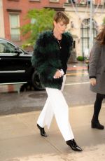 CHARLIZE THERON Out and About in New York 10/20/2019