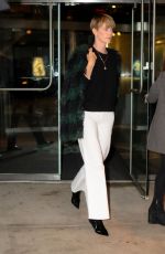 CHARLIZE THERON Out and About in New York 10/20/2019