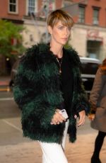 CHARLIZE THERON Out and About in New York 10/20/2019