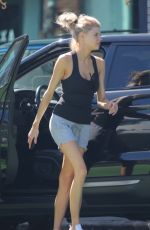 CHARLOTTE MCKINNEY Leaves Health Food Store in Los Angeles 10/23/2019