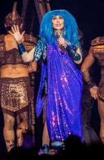 CHER Performs at a Concert in Birmingham 10/26/2019