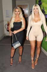 CHLOE FERRY and BETHAN KERSHAW Night Out in London 10/17/2019