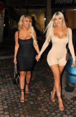 CHLOE FERRY and BETHAN KERSHAW Night Out in London 10/17/2019
