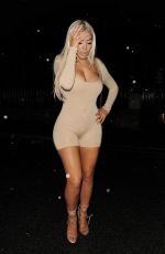CHLOE FERRY Arrives at Chak 89 in London 10/17/2019