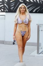CHLOE FERRY in Bikini at a Pool in Dubai 10/16/2019