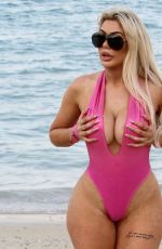 CHLOE FERRY in Swimsuit at a Beach in Dubai 10/19/2019