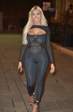 CHLOE FERRY Night Out in Newcastle 10/18/2019