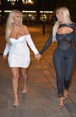 CHLOE FERRY Night Out in Newcastle 10/18/2019