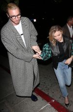 CHLOE MORETZ and Her Brother Trevor Arrive at a Private Louis Vuitton Dinner in West Hollywood 10/12/2019