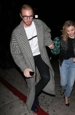 CHLOE MORETZ and Her Brother Trevor Arrive at a Private Louis Vuitton Dinner in West Hollywood 10/12/2019