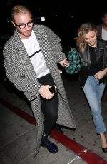 CHLOE MORETZ and Her Brother Trevor Arrive at a Private Louis Vuitton Dinner in West Hollywood 10/12/2019